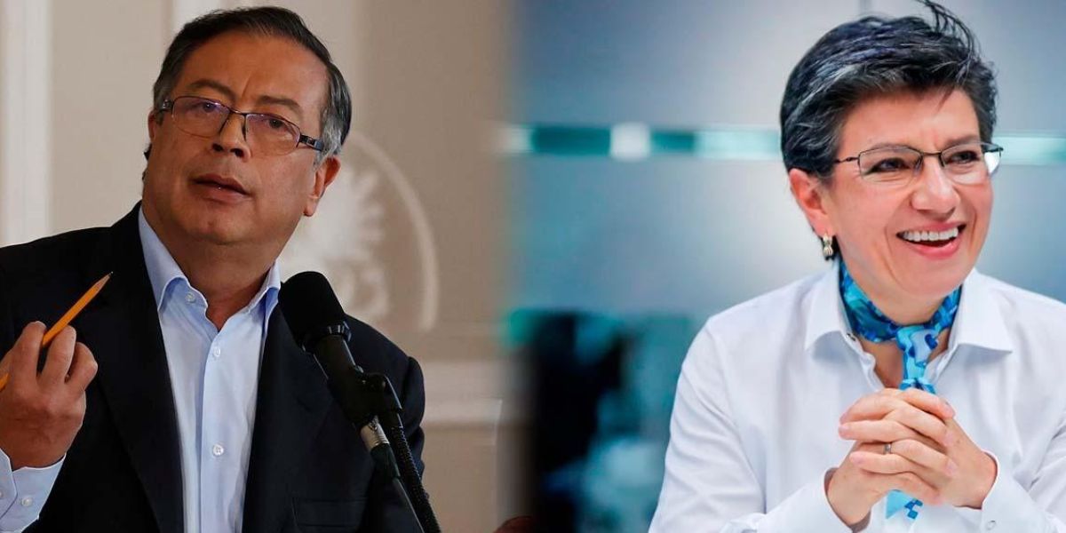 Cortesía Gustavo Petro y Claudia López.