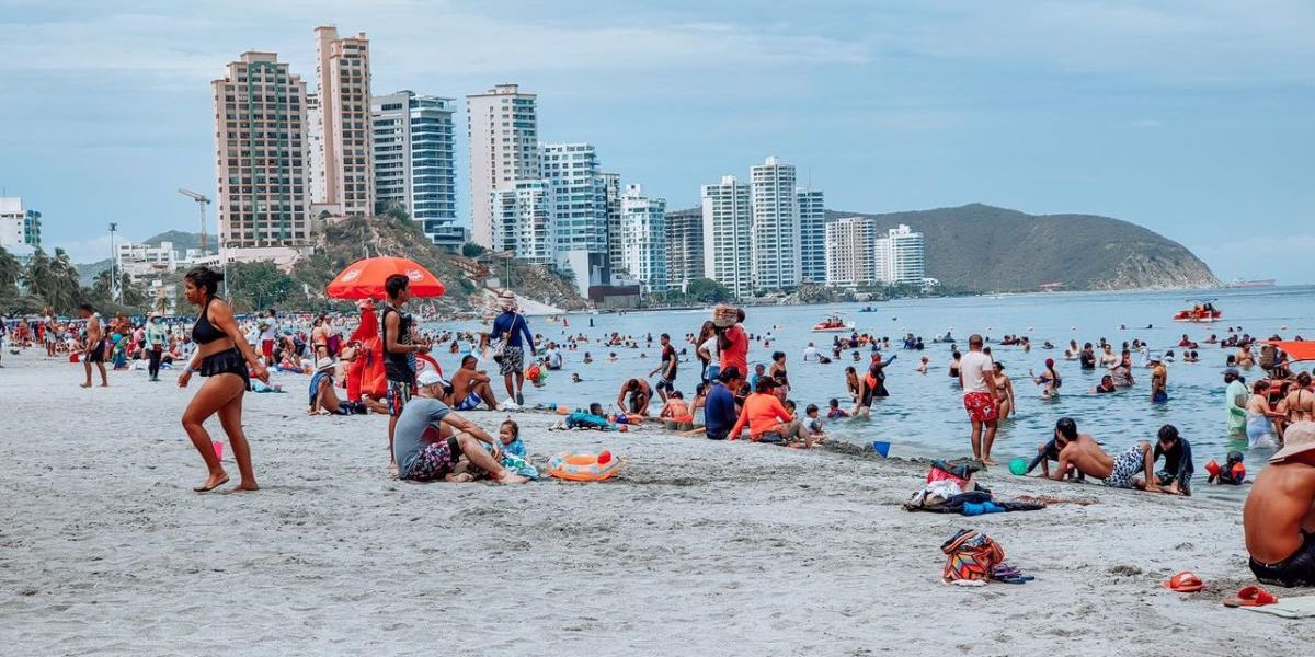 Turistas en Santa Marta