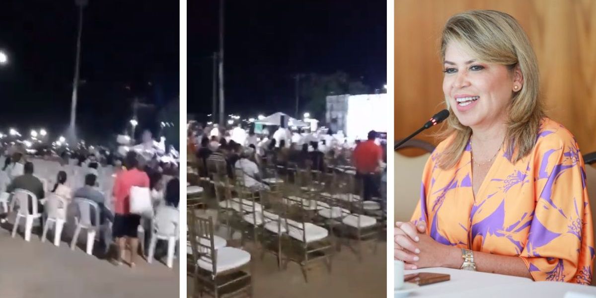 Cortesía Virna Johnson en su rendición de cuentas.