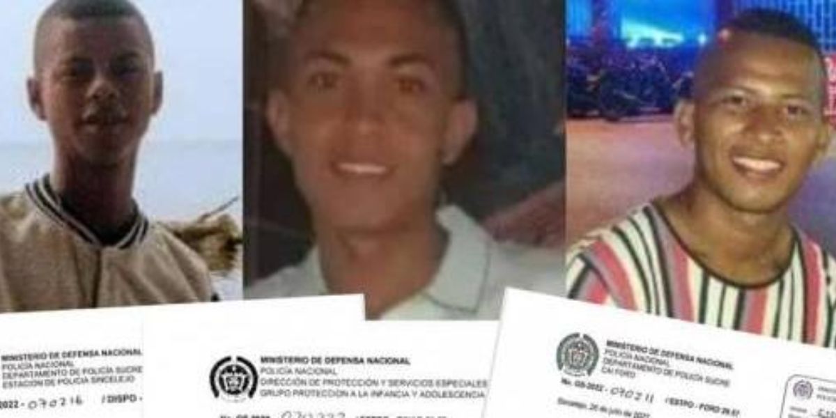 Archivo. Carlos Alberto Ibáñez, José Carlos Arévalo y Jesús David Díaz.