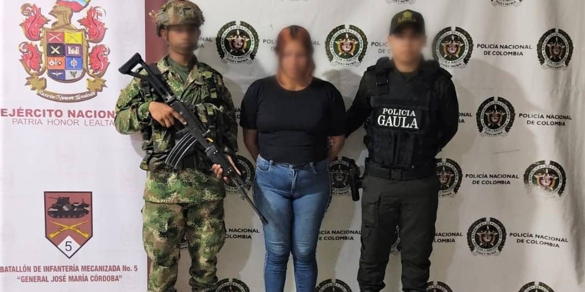 Policía del Magdalena Lina Marcela Palma Rangel, alias ‘La Costeña’.