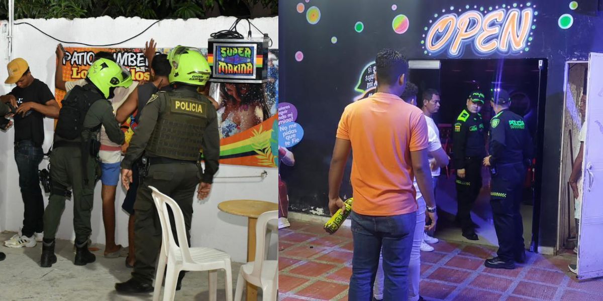 Policía Metropolitana de Santa Marta. Planes operativos de control y cierre de establecimientos.