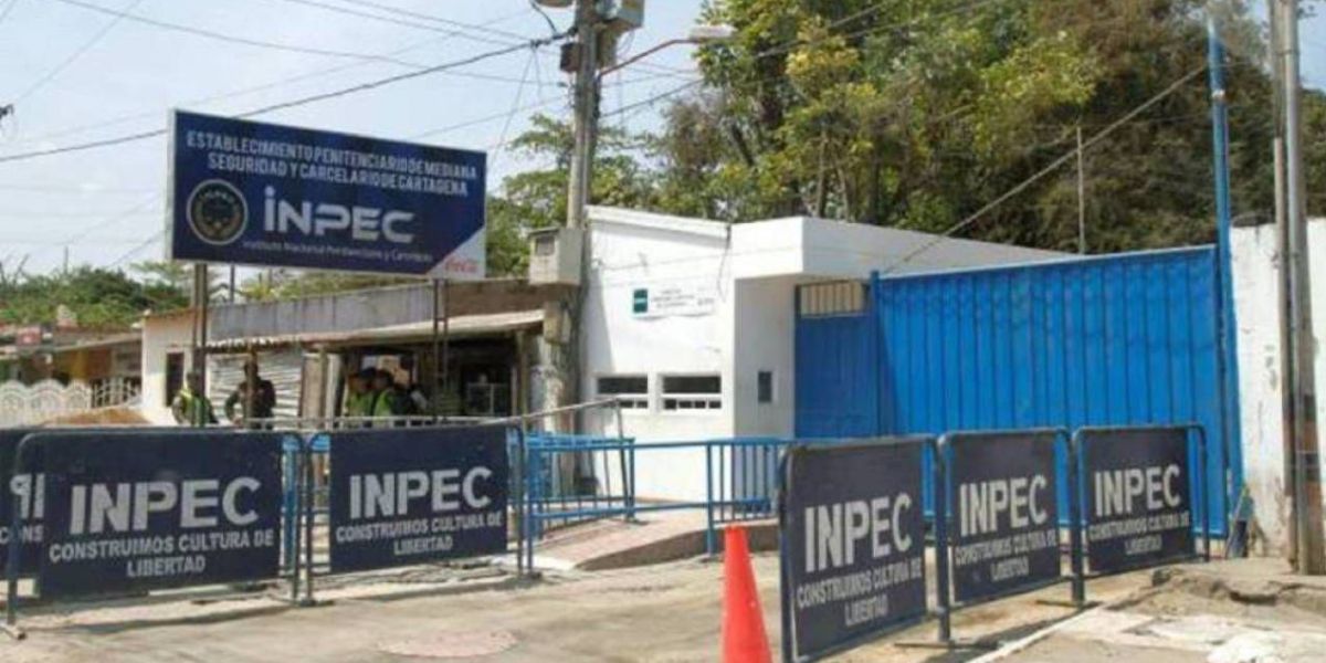 Cortesía El condenado deberá pagar su pena en la cárcel La Ternera en Cartagena.
