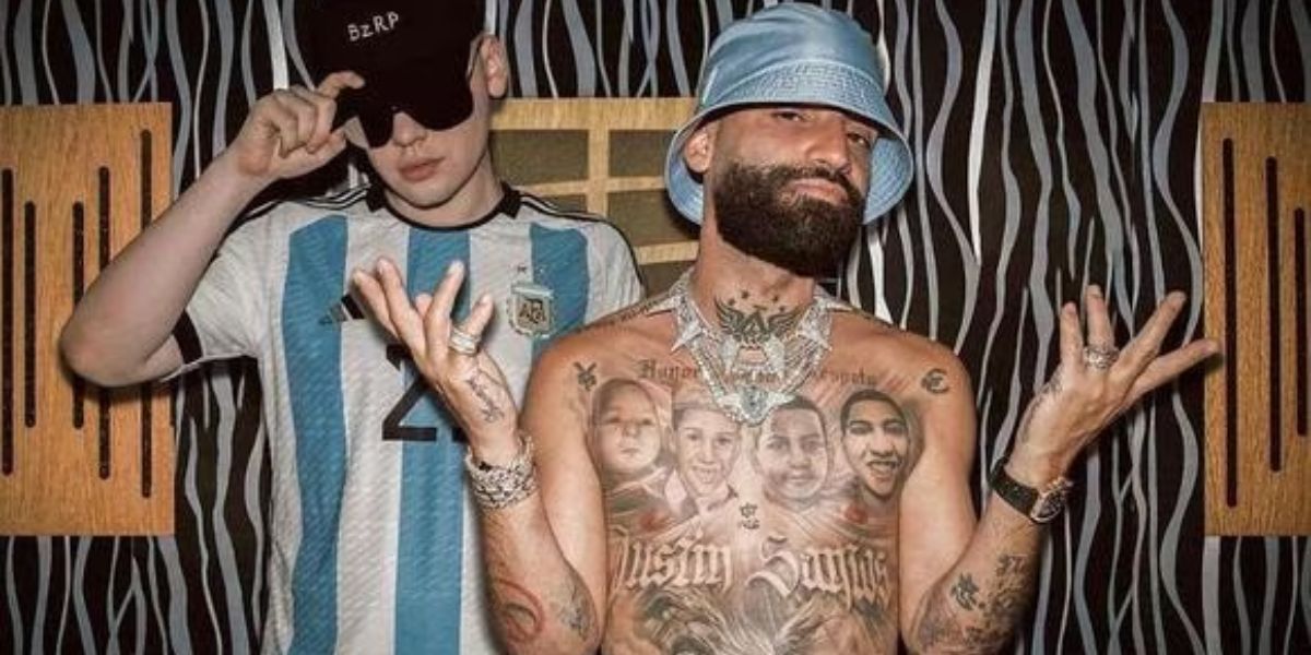 Instagram. Bizarrap y Arcángel.