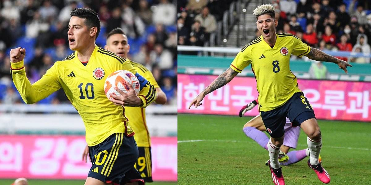 James y Carrascal marcaron los goles del combinado nacional.