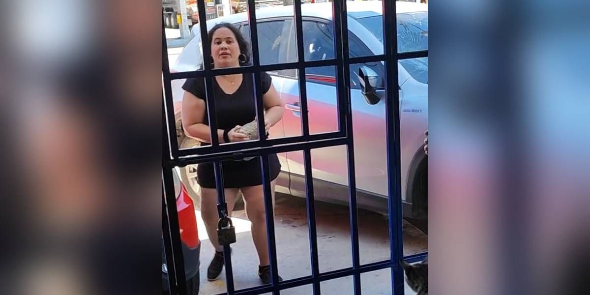 Cortesía Mujer que atacó los vehículos.