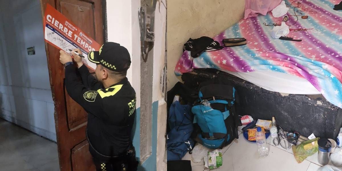 Alcaldía Los cierres se hicieron efectivos en el Centro Histórico.