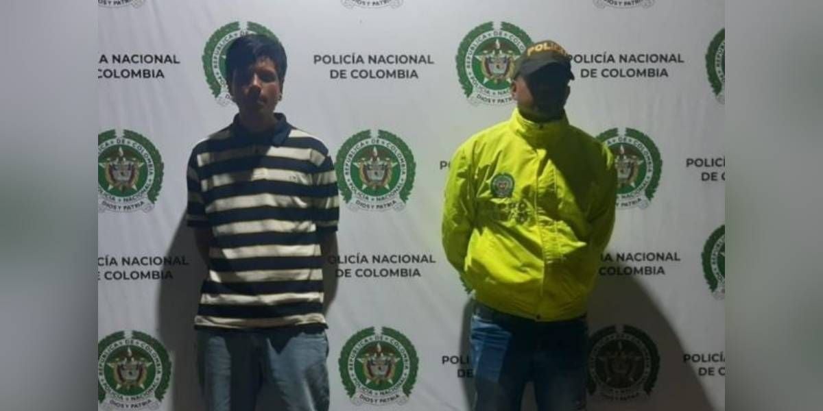 Joven capturado.