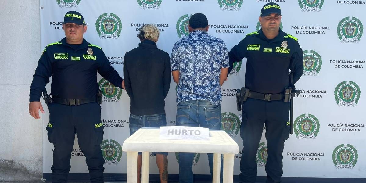 Policía Presuntos atracadores.