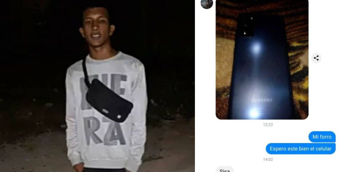 Cortesía Brayan Fernández Martínez, presunto atracador en el Ziruma.