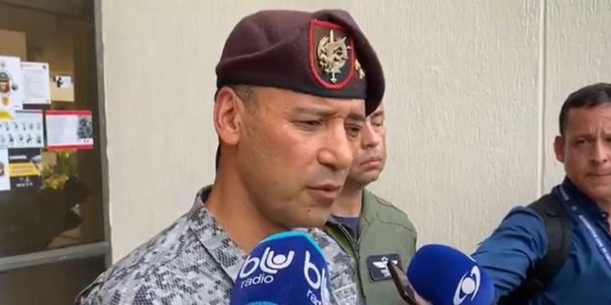 Captura de pantalla El general Pedro Sánchez, jefe del Comando Conjunto de Operaciones Especiales de las Fuerzas Militares.