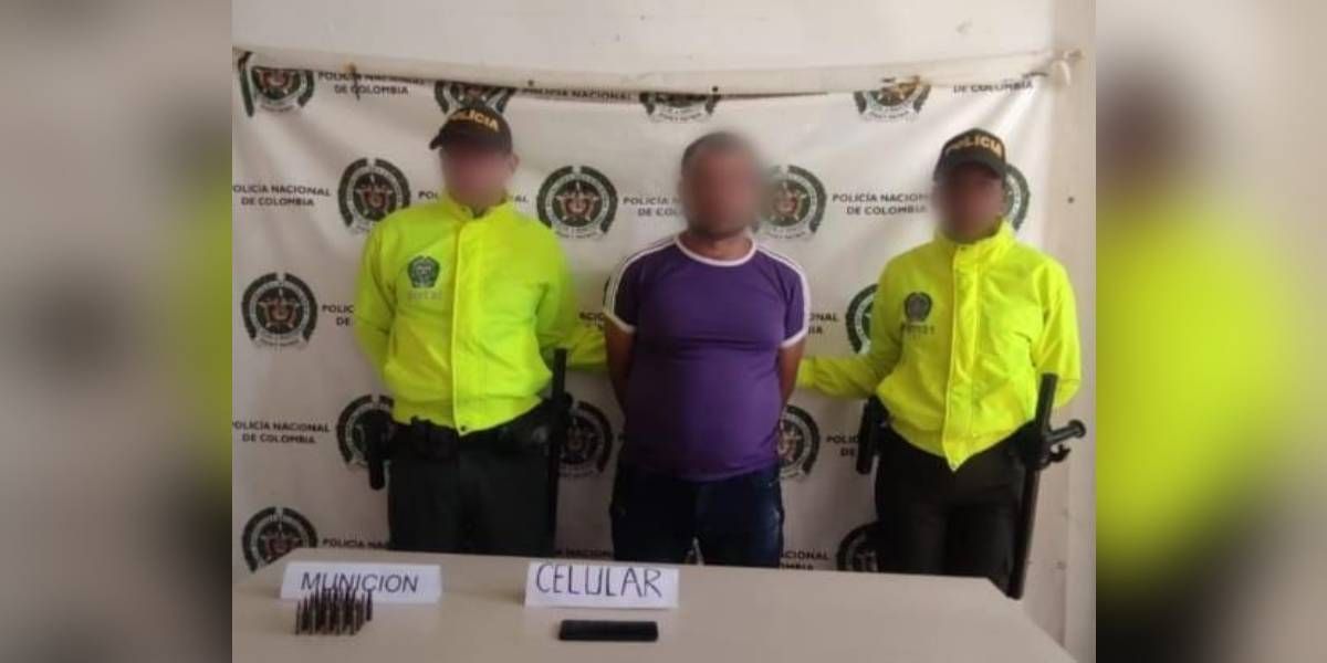 Policía del Magdalena Alias 'Reinel'.