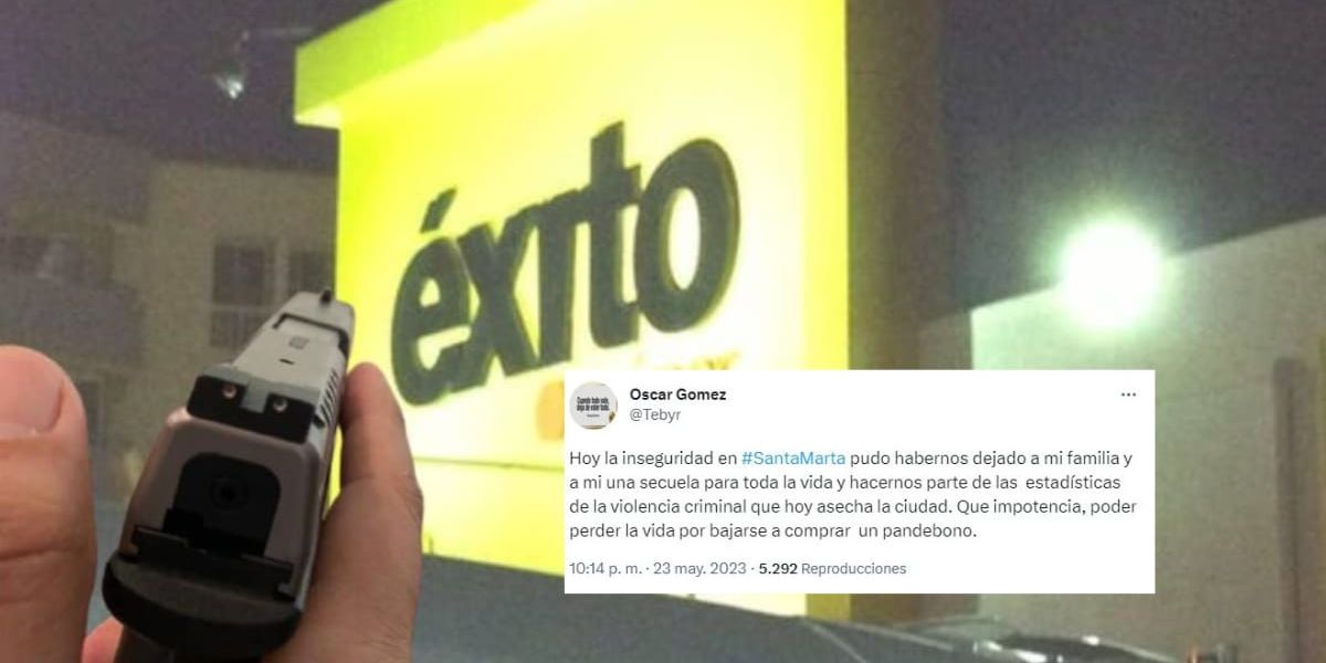 Seguimiento.co Óscar Gómez narró lo que vivieron sus padres en medio del atraco.
