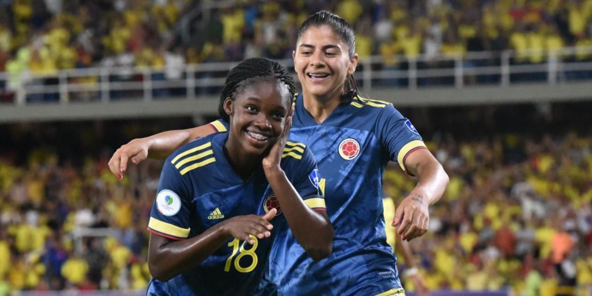 Archivo Linda Caicedo y Catalina Usme, figuras de la selección femenina.
