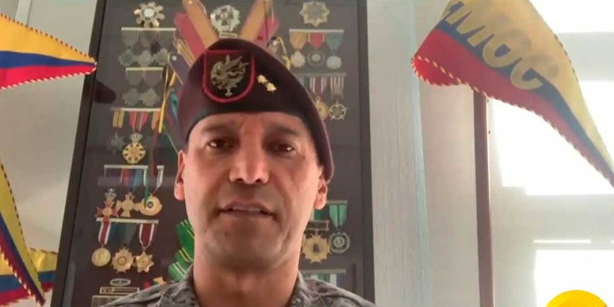 Captura de pantalla Brigadier General Pedro Arnulfo Sánchez Suárez.