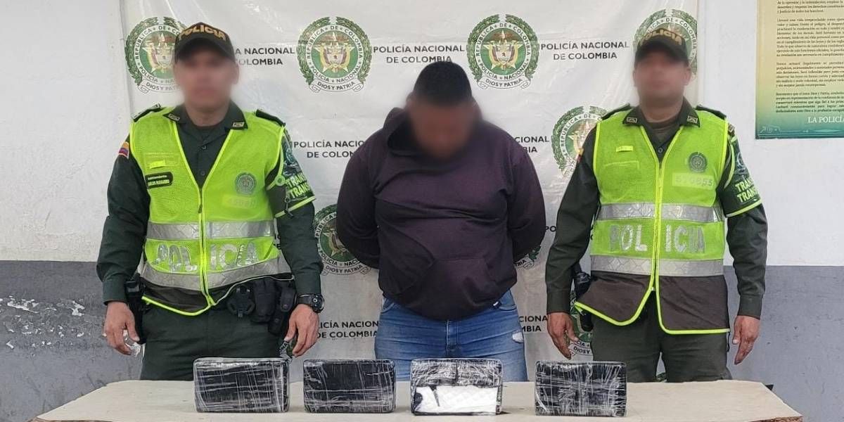 Policía del Magdalena Sujeto capturado.