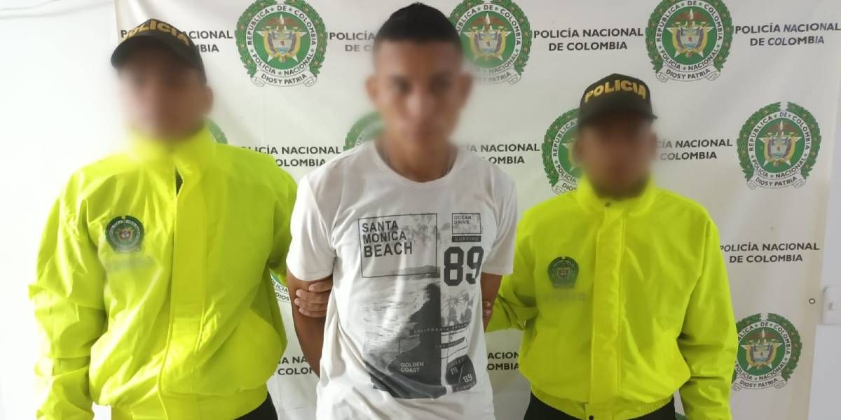 Policía del Magdalena Alias 'Totoy'.
