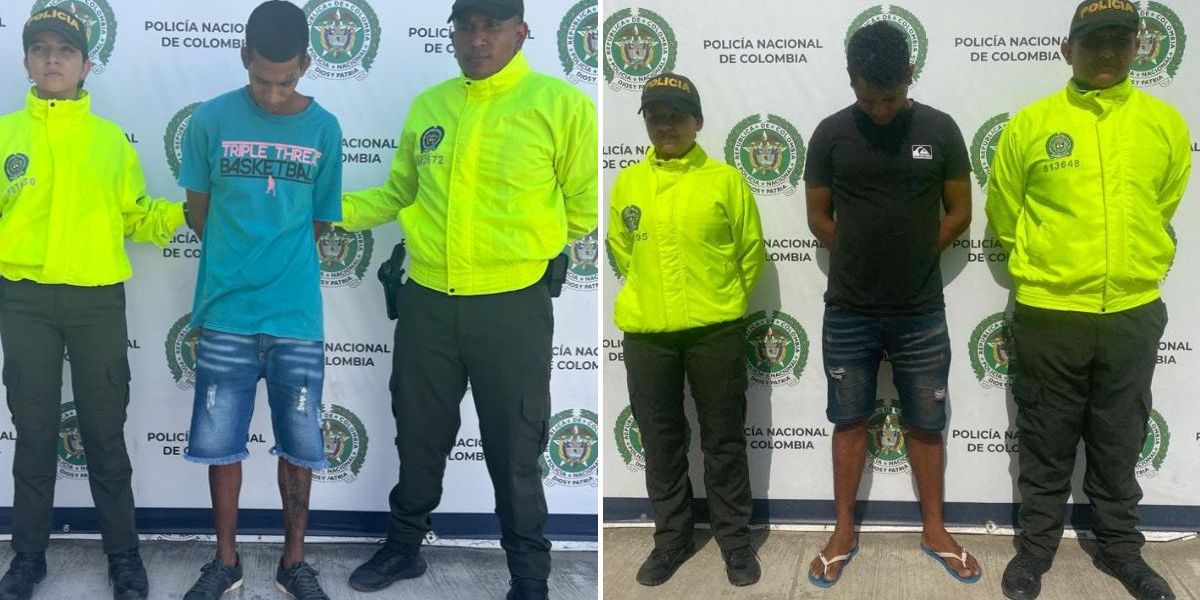Policía Metropolitana de Santa Marta. Darwin Jose Nuñez Martinez y René Marcelo García Suárez.