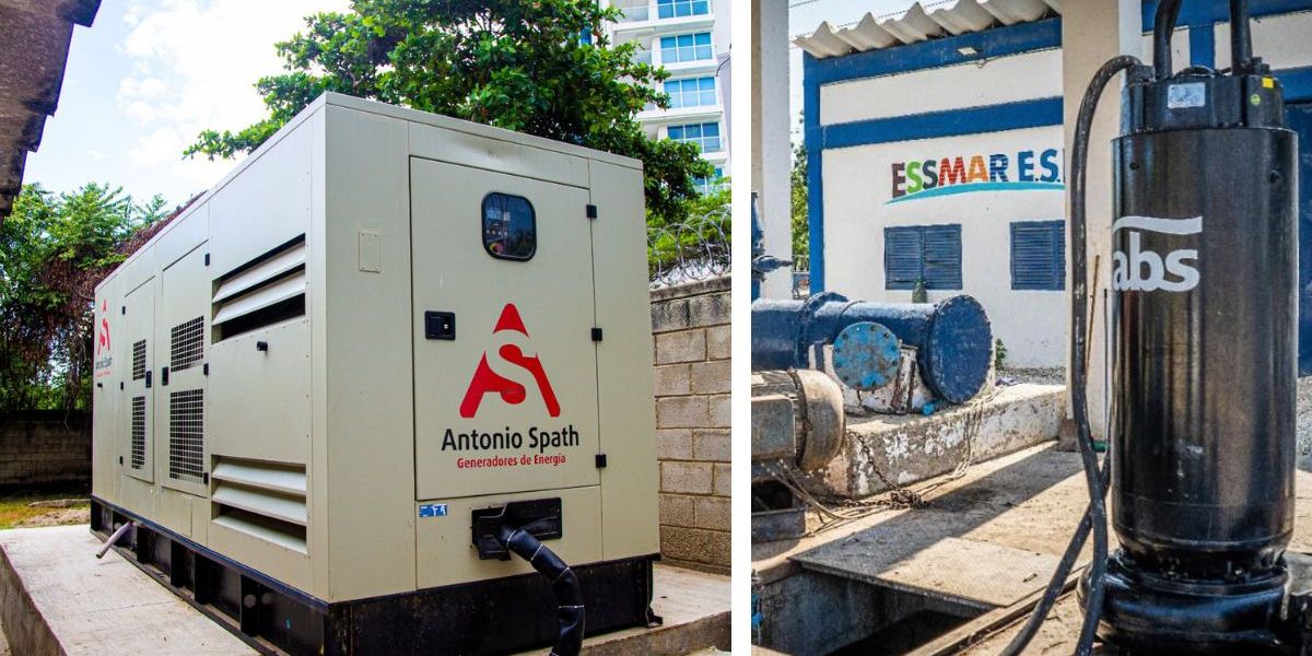 Cortesía Estación de bombeo de agua potable Irotama