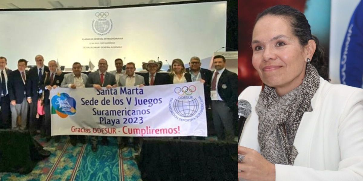 Ministra de Deporte, Astrid Bibiana