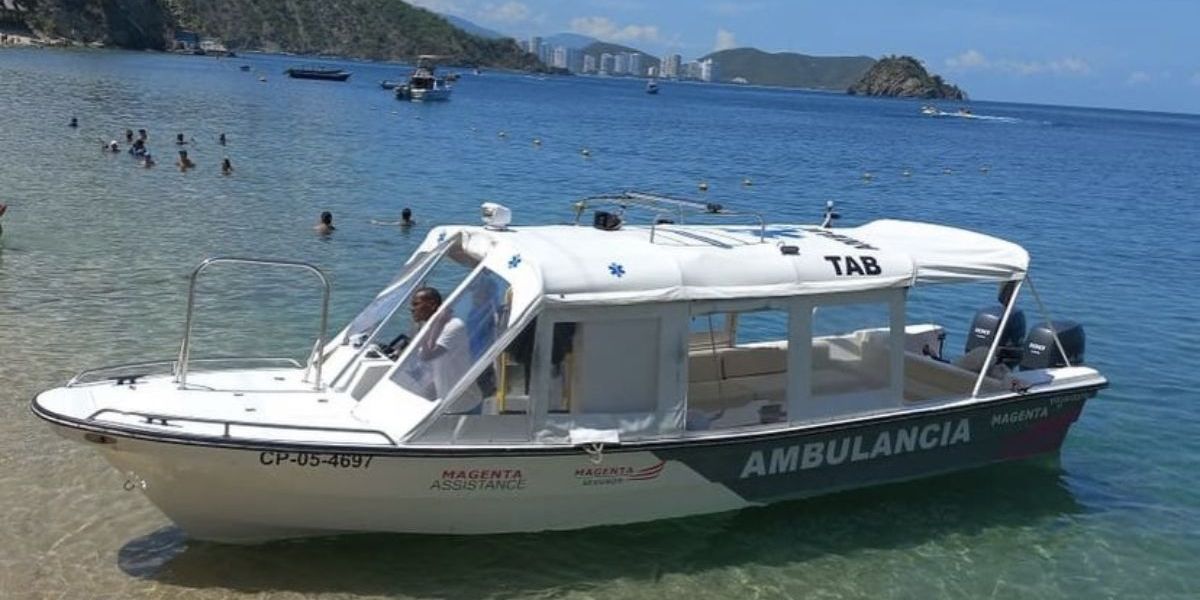 Cortesía. Ambulancia marítima.