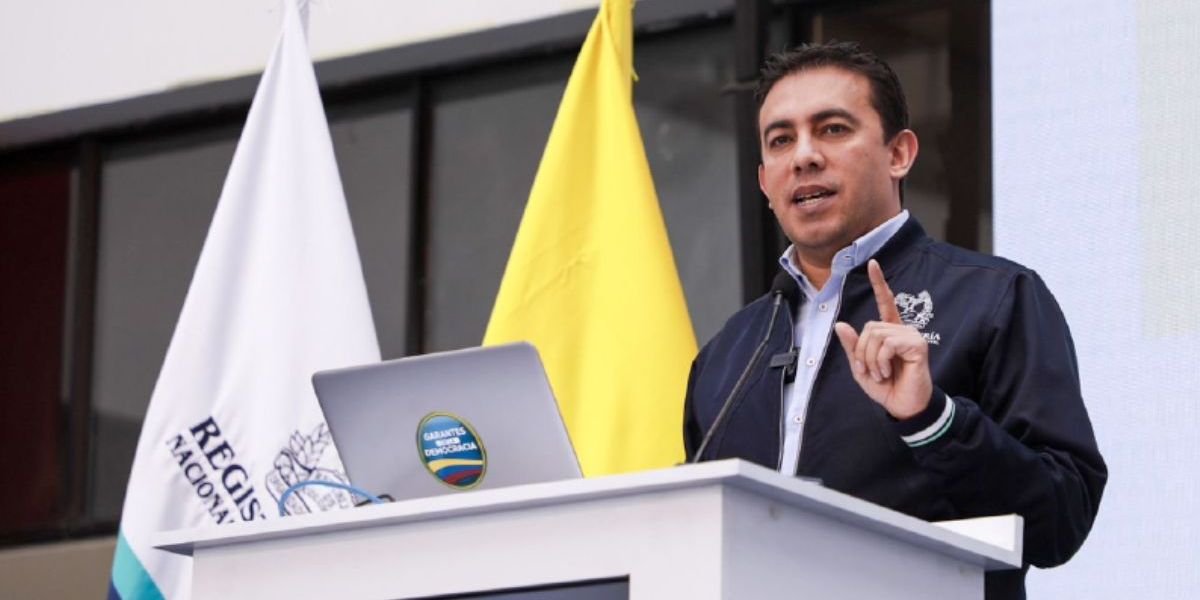 Registraduría El registrador Nacional del Estado Civil, Alexander Vega Rocha.