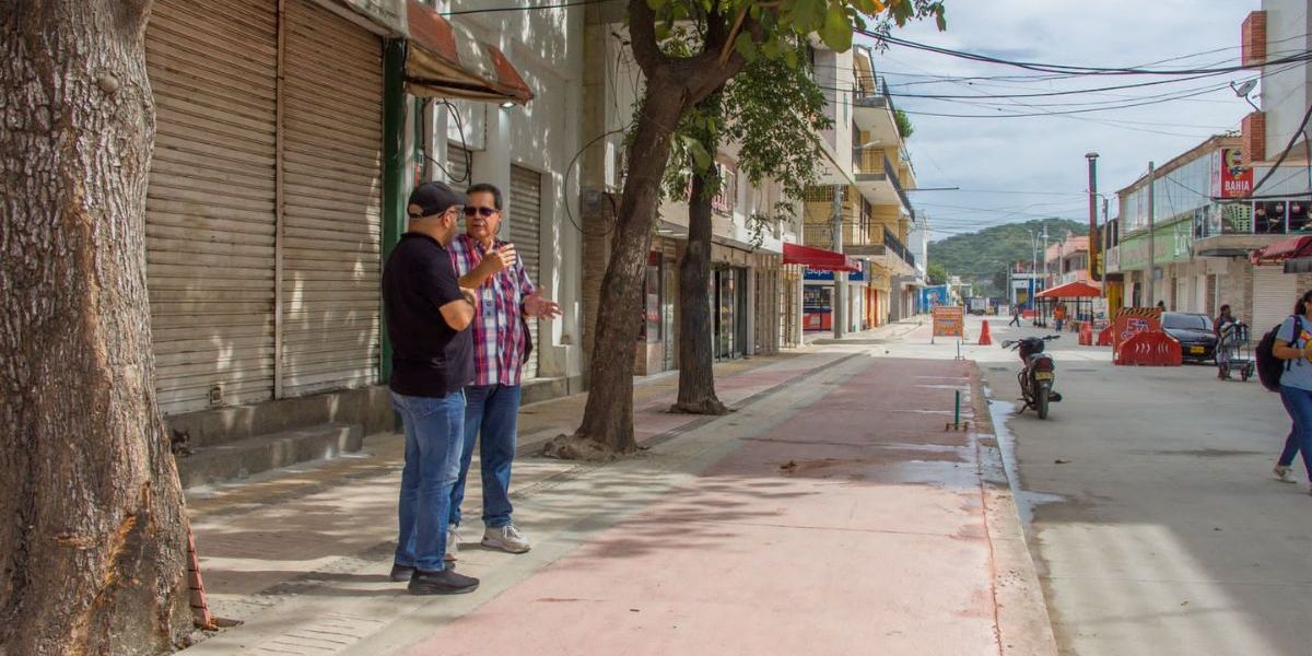 Cortesía Avances de la reconstrucción de la carrera 5ta