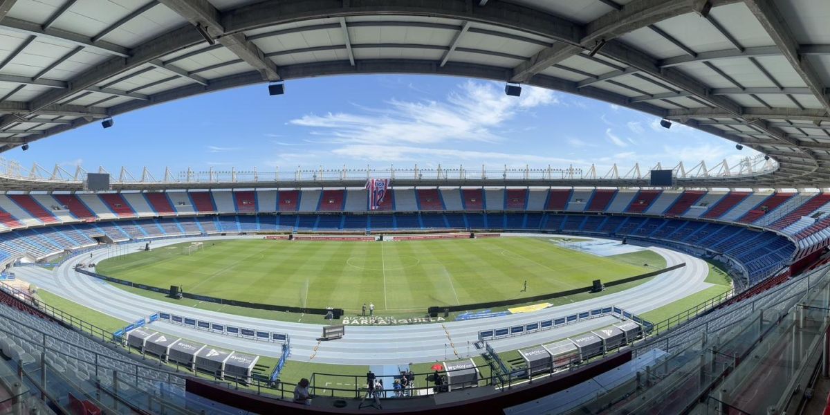 Estadio Metropolitano Roberto Meléndez, sede de los partidos de la Selección Colombia.