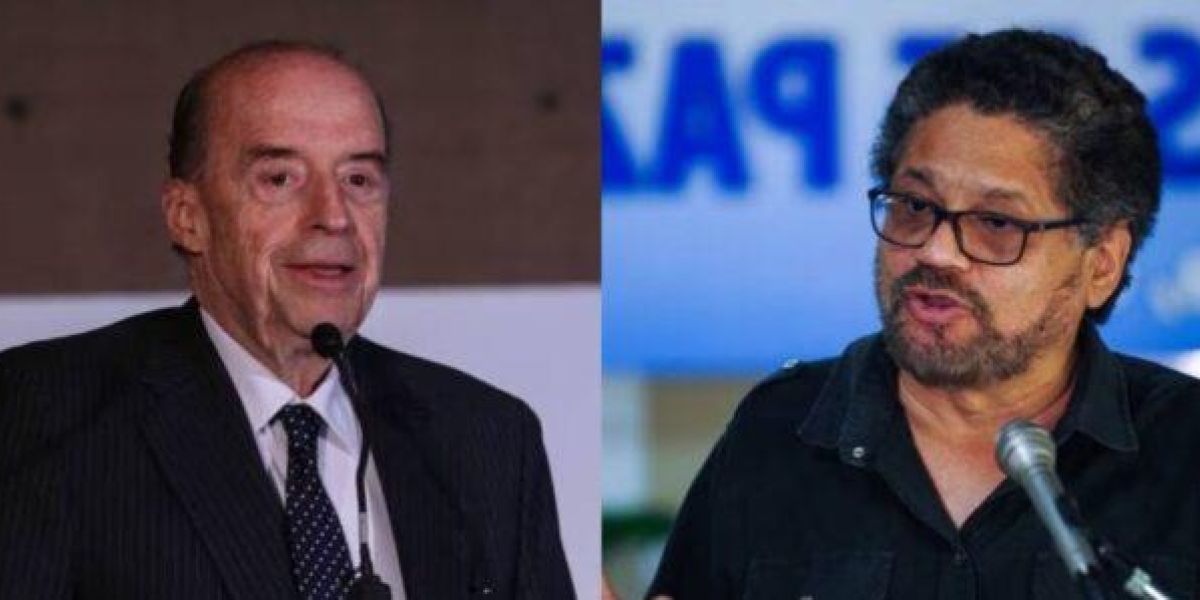 Focus Álvaro Leyva e 'Iván Márquez'.