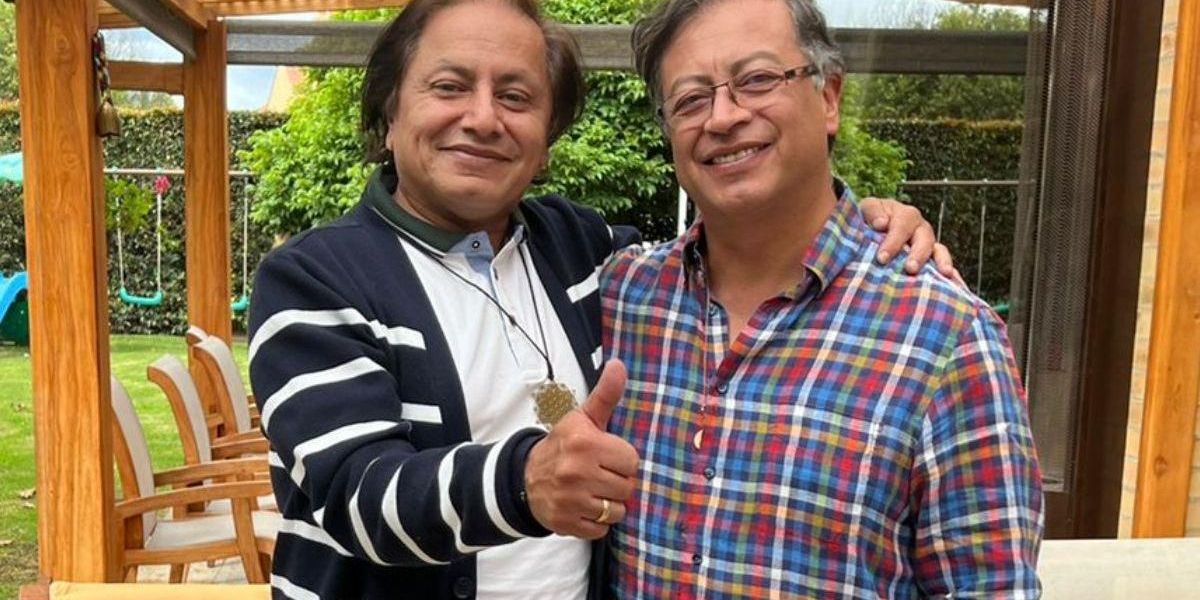 El Colombiano Juan Fernando y Gustavo Petro.