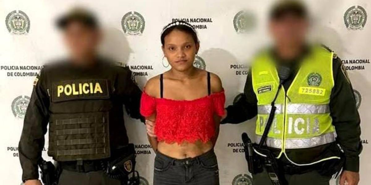 Policía del Magdalena Leydis Chima Jiménez, alias ‘Dayana’, ‘5-7’ o 'Leidy'.