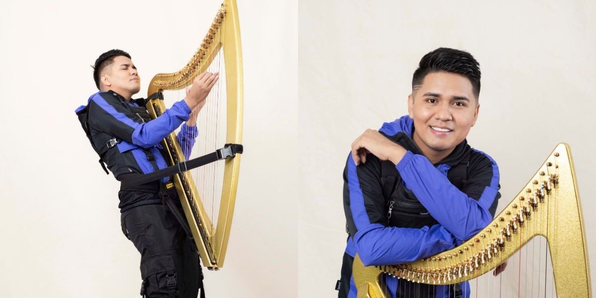Cortesía Solaín Rosillo interpreta el Arpa en Estados Unidos