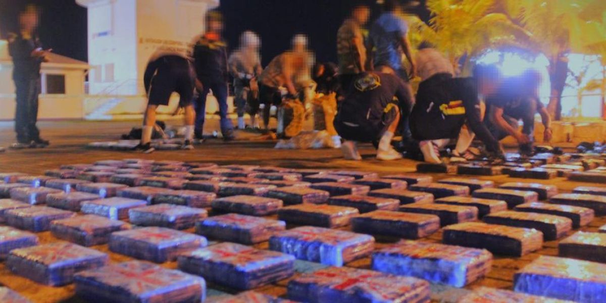 Armada Nacional Cocaína incautada.