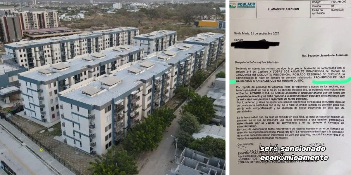 Cortesía Residentes denunciaron intimidaciones por alimentar animales.