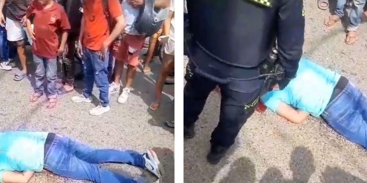 Cortesía El hombre recibió un disparo en la cabeza.