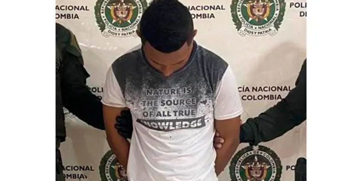 Policía del Magdalena. Yuvinis José Luna Cabarcas, presunto asesino de Carlos Ospino Padilla en Plato.