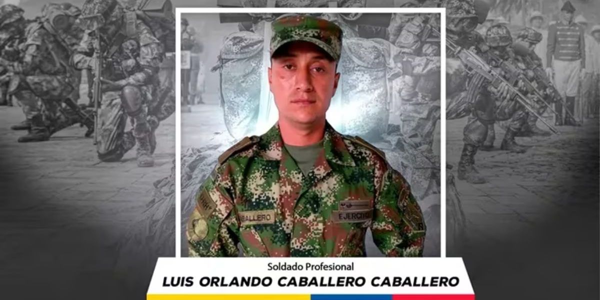 Luis Orlando Caballero Caballero fue la víctima mortal del ataque terrorista