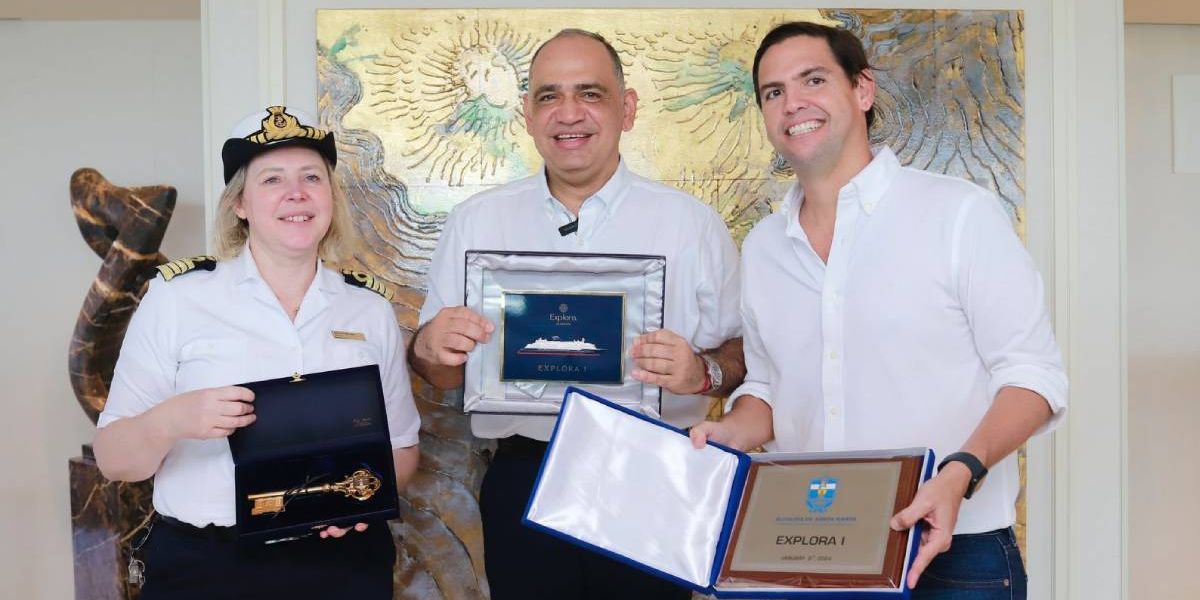 Cortesía Entrega de las llaves de la ciudad.