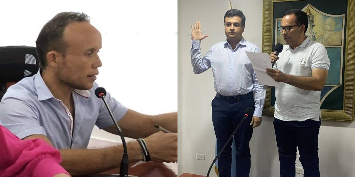 Seguimiento.co Jorge Manosalva Villar, nuevo secretario; y Edward Orozco Oñate, personero.
