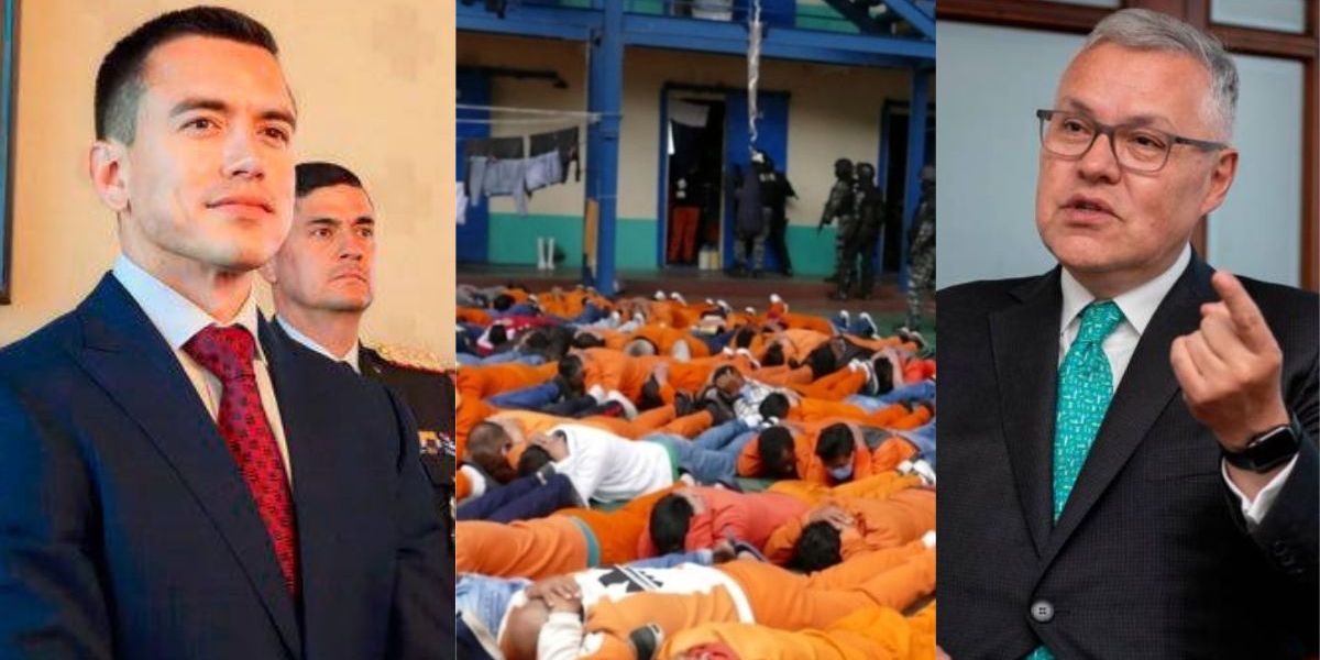 Cortesía El ministro de Justicia señaló que es imposible encontrar espacio para todos los reos.