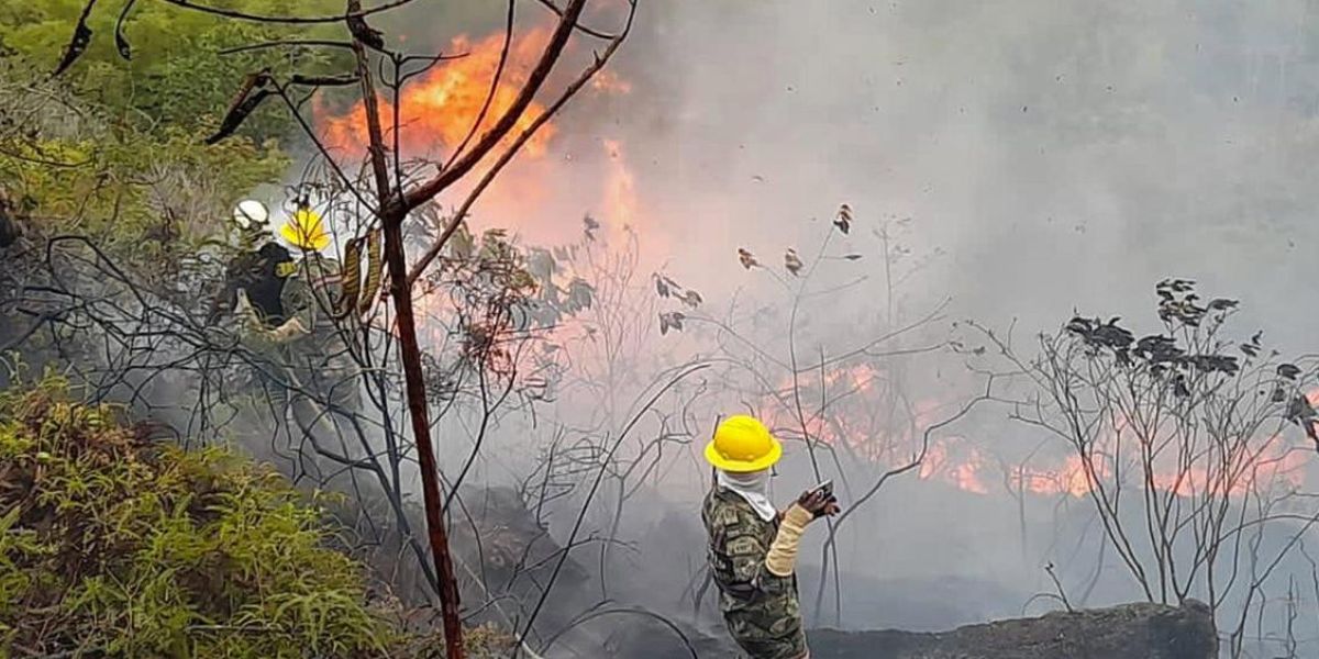 Incendios en Santander.