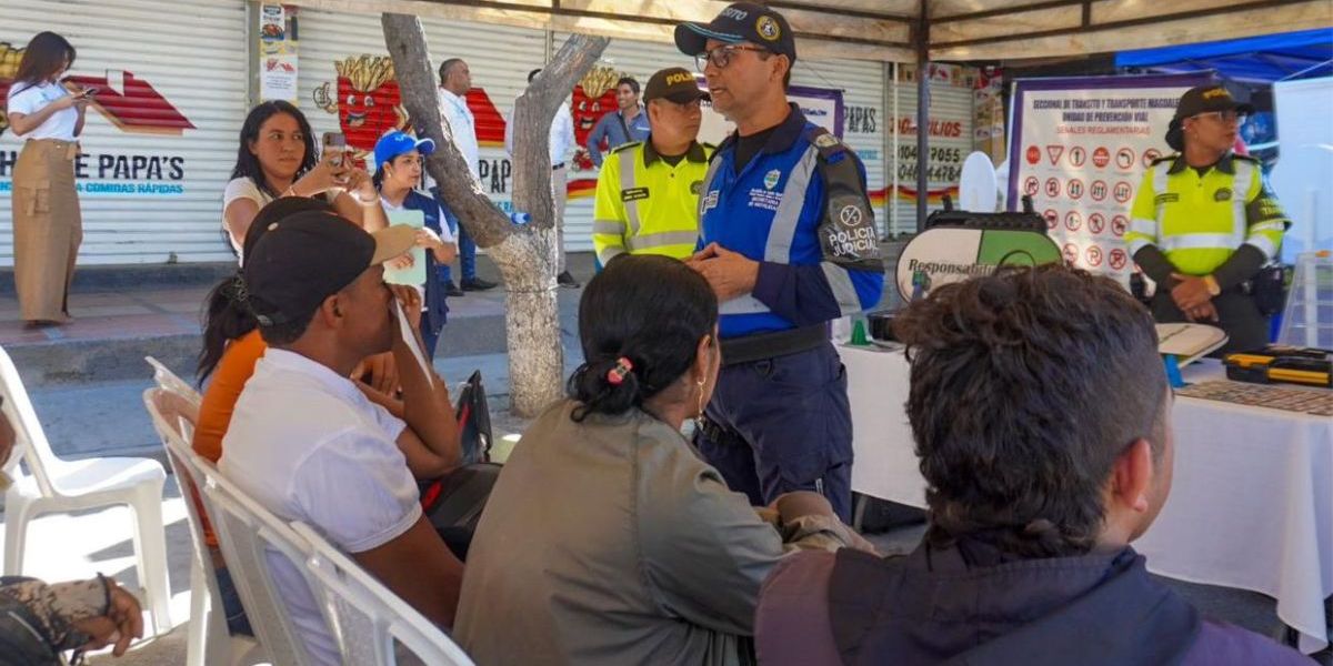 Lanzamiento de la campaña de seguridad vial. 