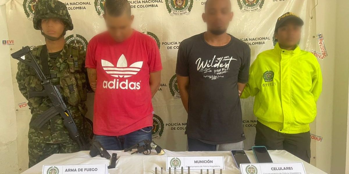Policía del Magdalena. Alias "Chester" y alias "Damián".