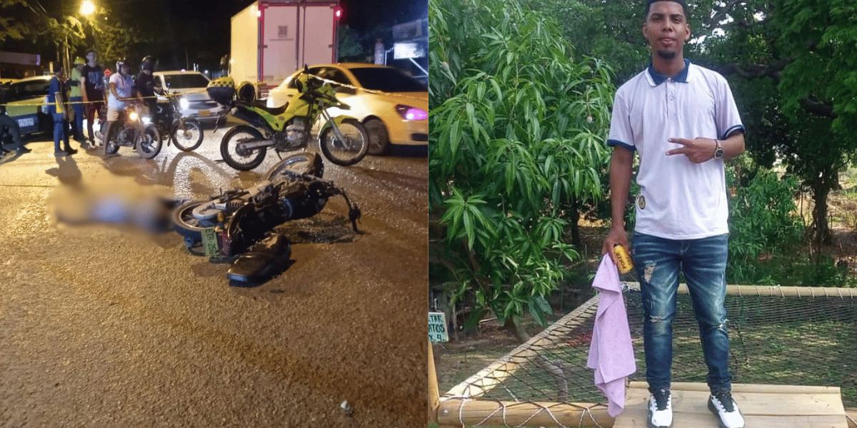 La víctima del siniestro fue identificada como Alex Calderón del Valle Accidente en Garagoa cobra la vida de un motociclista