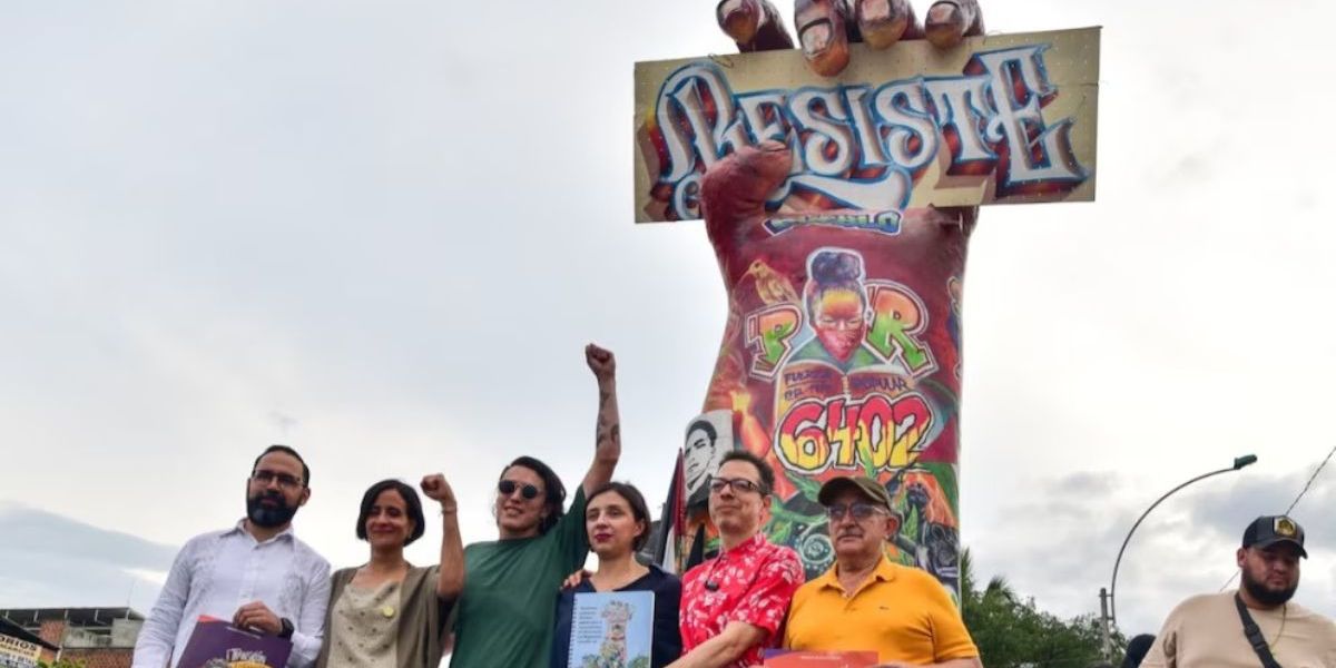 cortesía. El Ministro de Cultura defiende el valor histórico del monumento en Cali, resaltando su representación de la lucha y resistencia popular.