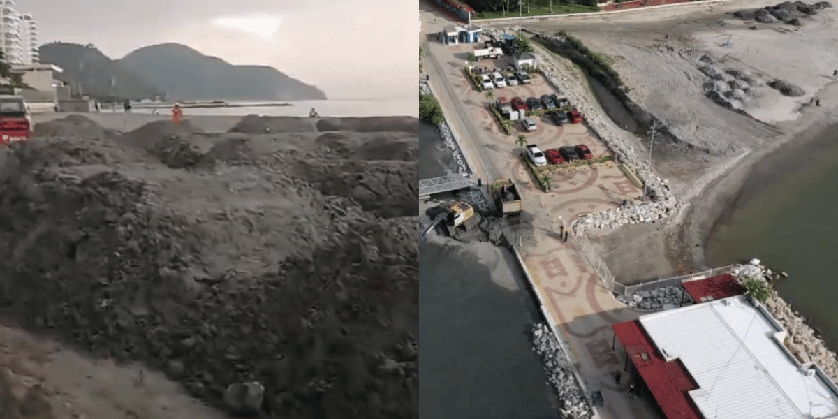 Cortesía Concejo cita a entidades por dragados y vertimientos en playa Los Cocos