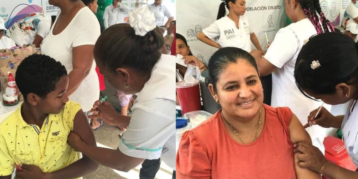 Cortesía Jornada de vacunación