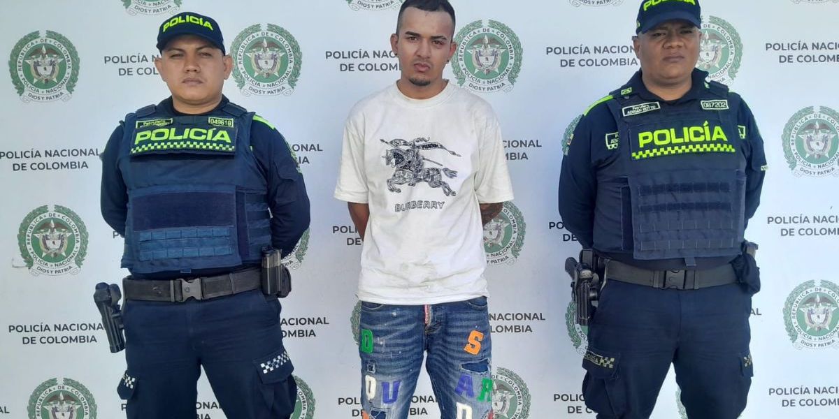 Policía Metropolitana de Santa Marta. Johan Madariaga