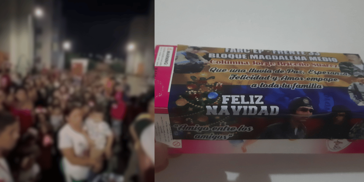 Entrega de regalos Farc