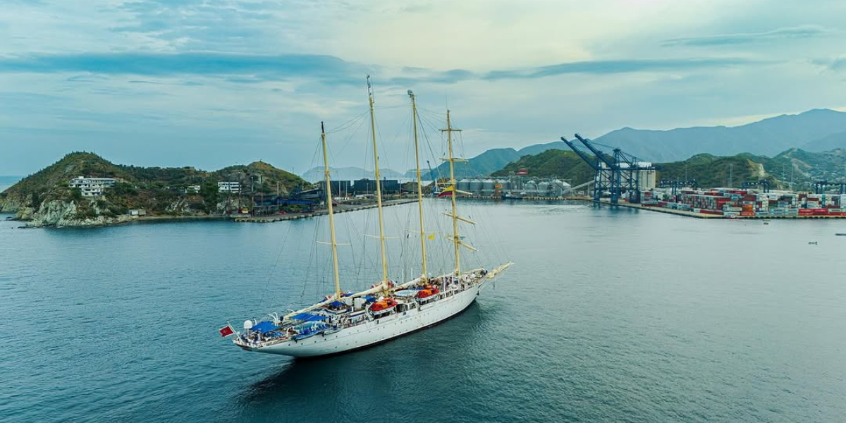 Puerto de Santa Marta Llegada Star Clipper